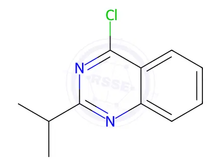 Chemical structure of 4-Chloro-2-isopropylquinazoline