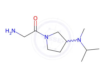 Chemical structure of 2-Amino-1-(3-(isopropyl(methyl)amino)pyrrolidin-1-yl)ethanone