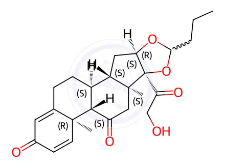 Chemical structure of Budesonide EP Impurity L