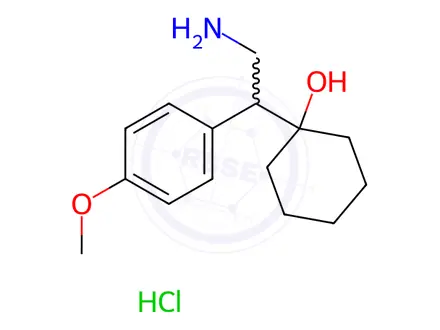 Chemical structure of Venlafaxine EP Impurity C HCl
