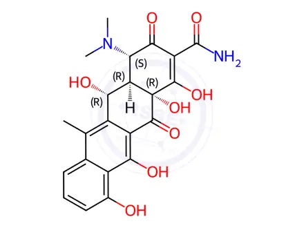 Chemical structure of Oxytetracycline EP Impurity F
