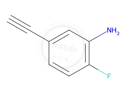 Chemical structure of 5-Ethynyl-2-fluoroaniline