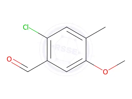 Chemical structure of 2-Chloro-5-methoxy-4-methylbenzaldehyde