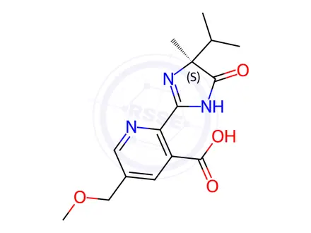 Chemical structure of Imazamox Impurity 2 ((S)-Imazamox)