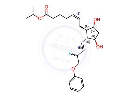Chemical structure of Tafluprost Impurity 12