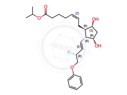 Chemical structure of Tafluprost Impurity 36
