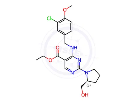 Chemical structure of Avanafil Impurity 26
