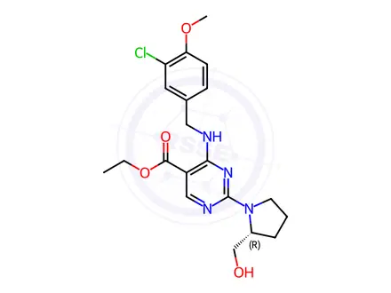 Chemical structure of Avanafil Impurity 27