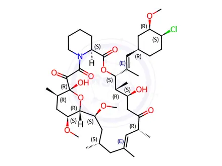 Chemical structure of Pimecrolimus Impurity 8