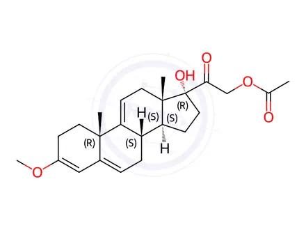 Chemical structure of Hydrocortisone Impurity 44
