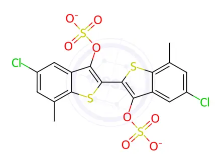 Chemical structure of Solubilised Vat Violet 2