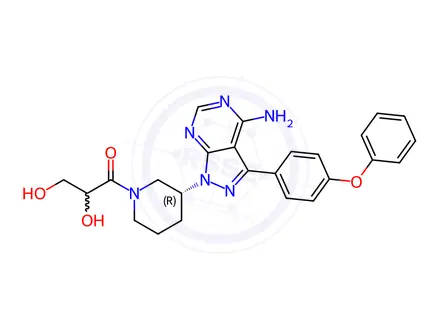 Chemical structure of Ibrutinib Impurity 320
