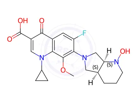 Chemical structure of Moxifloxacin Impurity 32
