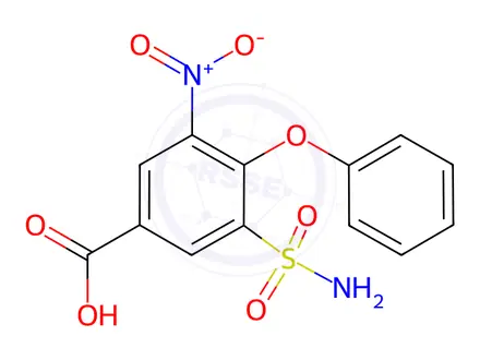 Chemical structure of Bumetanide EP Impurity A