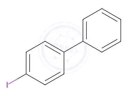 Chemical structure of 4-Iodobiphenyl