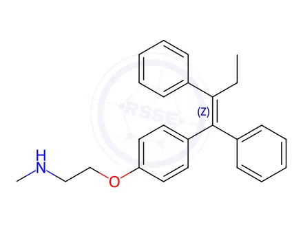 Chemical structure of Tamoxifen EP Impurity F(Hydrochloride)