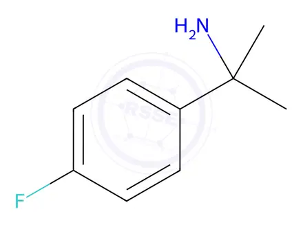 Chemical structure of 2-(4-Fluorophenyl)propan-2-amine