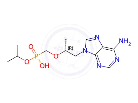 Chemical structure of Isopropyl Tenofovir
