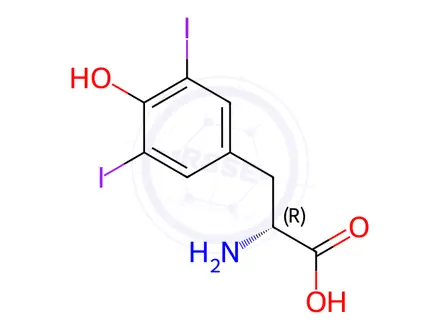 Chemical structure of Levothyroxine Sodium Impurity 64