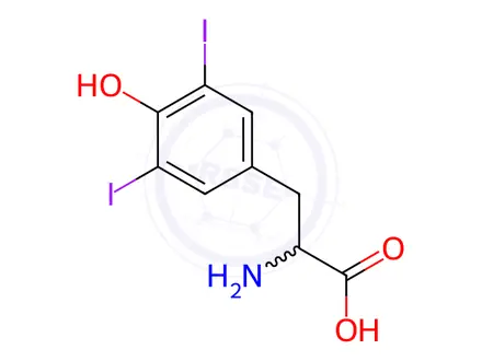 Chemical structure of Levothyroxine Sodium Impurity 21