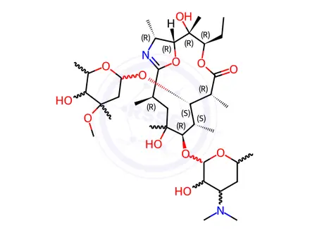 Chemical structure of Azithromycin Impurity R
