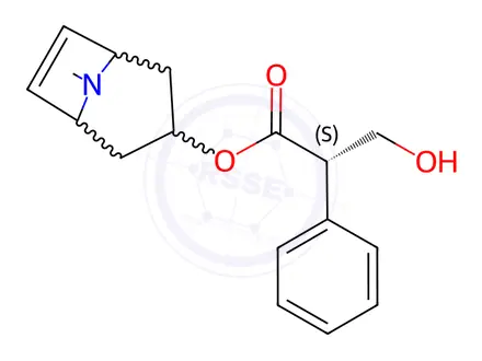 Chemical structure of Tiotropium Bromide Impurity 1
