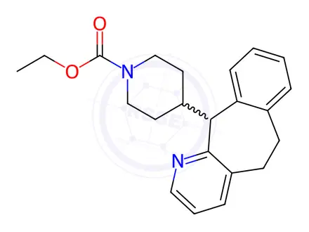 Chemical structure of Loratadine Impurity 1
