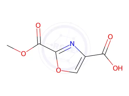 Chemical structure of Oxazole-2,4-dicarboxylic acid 2-methyl ester
