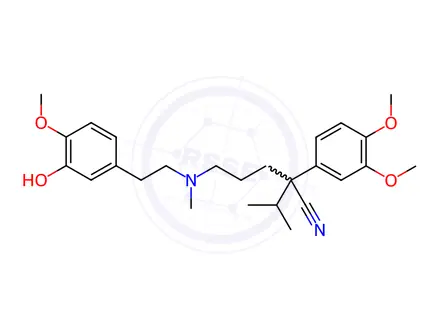 Chemical structure of Verapamil Impurity 39
