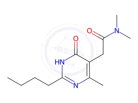 Chemical structure of Fimasartan Impurity A