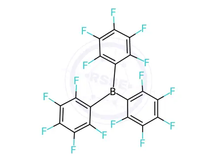 Chemical structure of Tris(pentafluorophenyl)borane