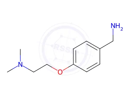 Chemical structure of 4-[2-(Dimethylamino)ethoxy]benzylamine Dihydrochloride