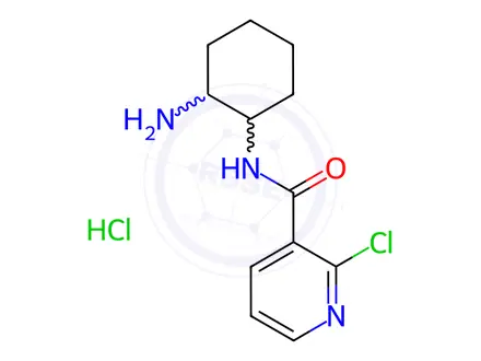 Chemical structure of N-(2-AMino-cyclohexyl)-2-chloro-nicotinaMide hydrochloride
