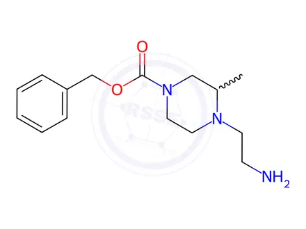 Chemical structure of Benzyl 4-(2-aminoethyl)-3-methylpiperazine-1-carboxylate