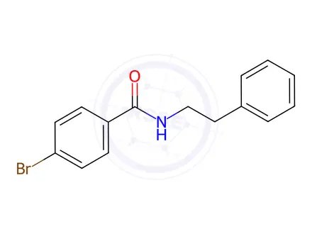 Chemical structure of 4-Bromo-N-phenethylbenzamide