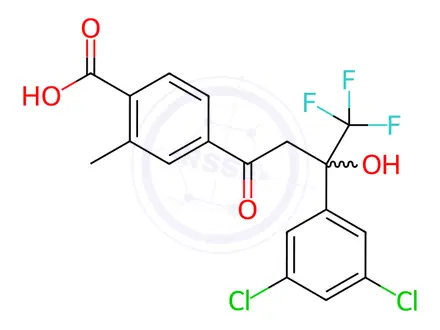 Chemical structure of Fluralaner Impurity 61