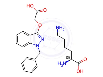 Chemical structure of Bendazac Lysine