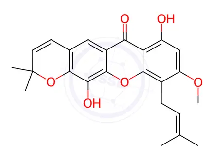 Chemical structure of Xanthone Impurity 101