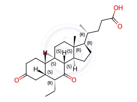 Chemical structure of Obeticholic Acid Impurity 32