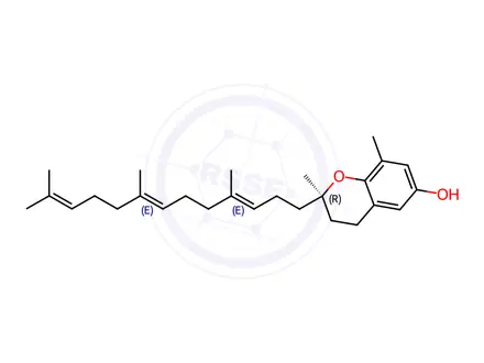 Chemical structure of δ-Tocotrienol