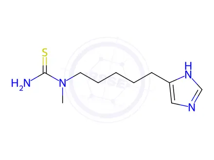 Chemical structure of Thiourea, N-[5-(1H-imidazol-4-yl)pentyl]-N-methyl-(9CI)