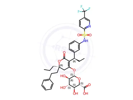 Chemical structure of Tipranavir Impurity 2