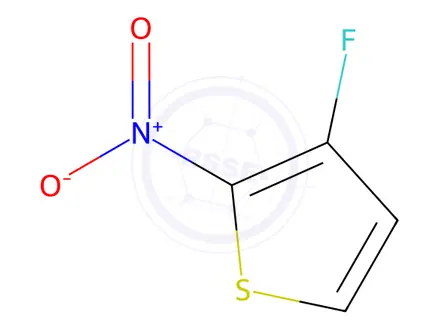 Chemical structure of Thiophene, 3-fluoro-2-nitro-(8CI)