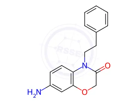 Chemical structure of 7-Amino-4-phenethyl-2H-benzo[b][1,4]oxazin-3(4H)-one