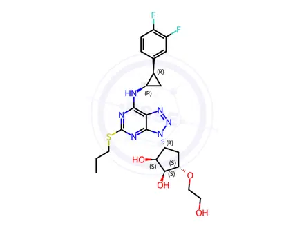 Chemical structure of Ticagrelor Impurity 84