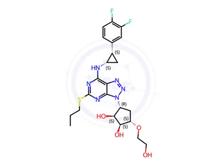 Chemical structure of Ticagrelor Impurity 83