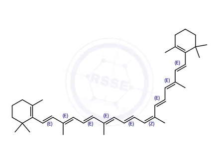 Chemical structure of Carotene Impurity 5 (Carotene EP Impurity E)