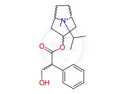 Chemical structure of 3-exo-Ipratropium Bromide Monohydrate