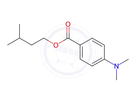 Chemical structure of Isoamyl 4-(Dimethylamino)benzoate