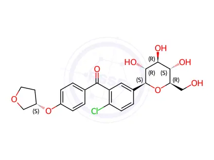 Chemical structure of Empagliflozin Impurity YHT